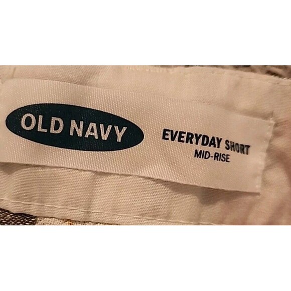 Old Navy Womens Shorts 4 Everyday Shorts Mid-rise Multi Stripe Lightweight Beach - Picture 3 of 7